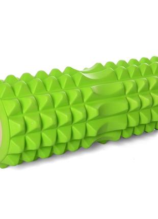 Массажер ms 0857-4-gr (10шт) рулон для йоги, размер 33-13см, зелёный, в кульке