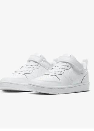 Кросівки оригінальні nike court borough low 2 (psv) (bq5451-100)