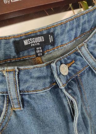 Джинсы mom missguided с рваностями, джинси з розрізами як zara3 фото