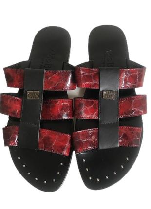 Шлепки сланцы кожаные aldo brue