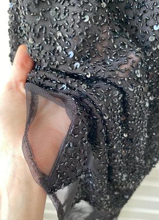 Коктейльное платье короткое чёрное ashley brooke3 фото