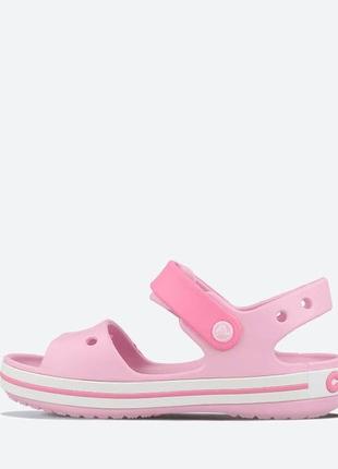 Сандалі дитячі crocs crocband sandal kids ballerina pink