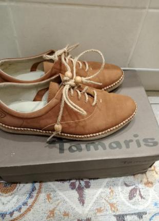 Мокасины, кеди tamaris 37-38 p