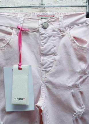 Дитячі капрі від італійського бренду pinko, рожевого кольору.3 фото