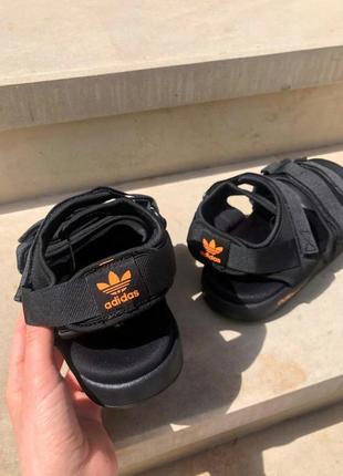 Босоніжки sandals black/orange боссоножки сандалии4 фото