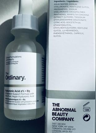 The ordinary hyaluronic acid 2% + b5 увлажняющая сыворотка с гиалуроновой кислотой5 фото