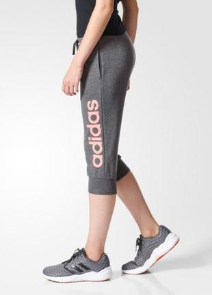 Фирменные спортивные капри брюки джоггеры adidas2 фото