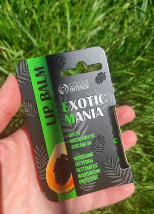 Бальзам для губ colour intense exotic mania зволожуючий spf15