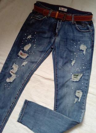 Летние коттоновые джинсы1 фото