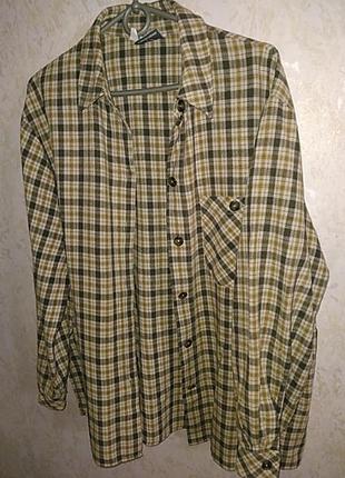 Женская рубашка в клетку