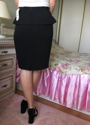 Новая юбка с баской2 фото