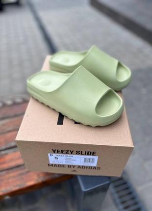 Тапки тапочки yeezy slide resin шлепки7 фото