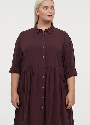 Нове плаття сорочка h&m з натуральної тканини, уцінка