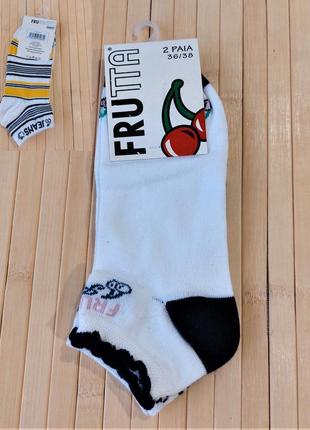Комплект з 2-х пар шкарпеток frutta (розміри 36-38, 39-41)