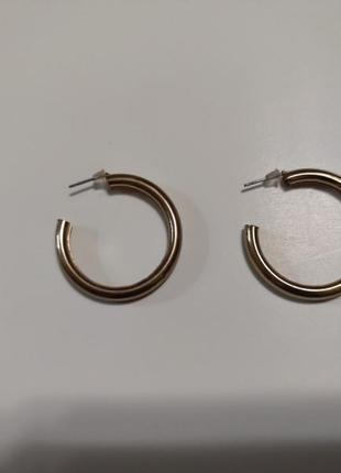 Серьги кольца