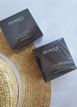 Патчі під очі bioaqua c кристалами чорних перлів