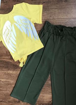 Набор футболочка + кюлоты