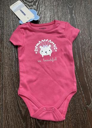 Набор чудесных боди на новорождённую девочку