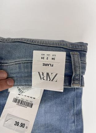 Джинси zara flare5 фото