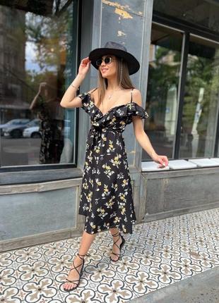 Платье ткань штапель, пояс в комплекте