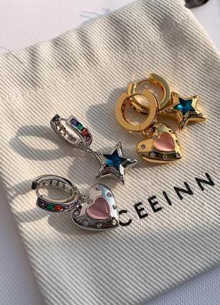 Сережки у стилі celine