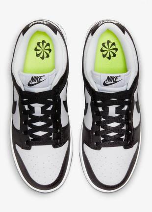 Кроссовки nike dunk low next nature white black dd1873-102 оригинал3 фото