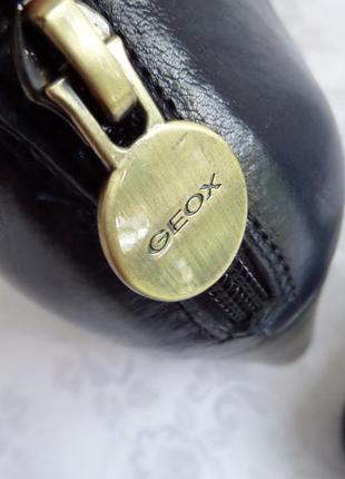 Кожаные босоножки на танкетке geox respira 40 разм-26 см стелька4 фото
