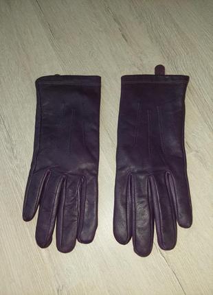 Жіночі рукавички, натуральна шкіра1 фото