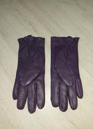 Жіночі рукавички, натуральна шкіра2 фото