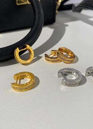 Серьги в стиле bvlgari8 фото