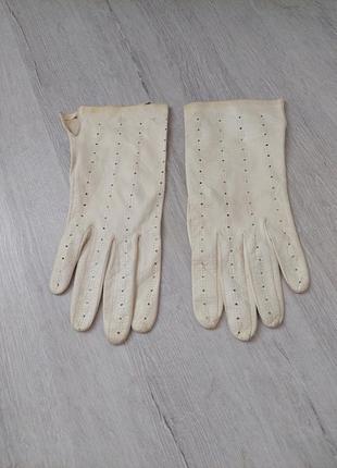 Жіночі рукавички, натуральна шкіра