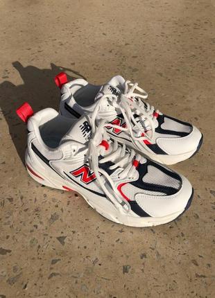 Женские кроссовки new balance 530 white black red 36-38