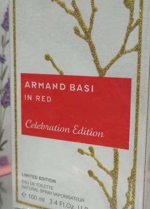 Туалетна вода armand basi in red celebration edition 50 мл