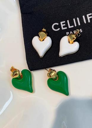 Серьги в стиле bottega veneta