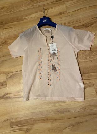 Шикарная хлопковая блузка вышиванка2 фото