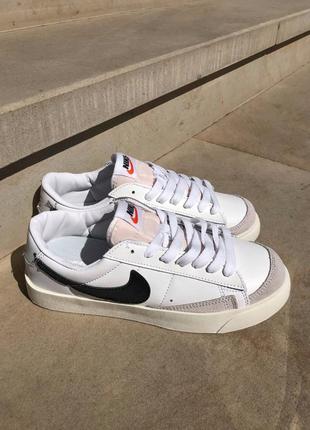 Женские кроссовки nike blazer low white 36-38-39-40-41