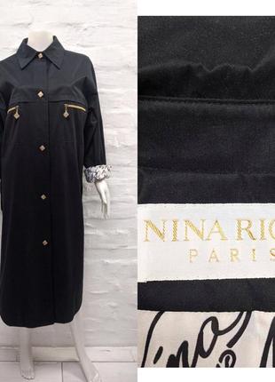 Nina ricci paris элегантный оригинальный плащ