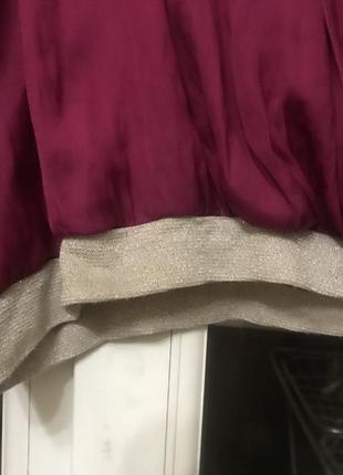 Потрясающая малиновая нарядная блуза promod оригинал2 фото