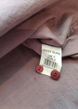 Рубашка короткий рукав river island purple 5