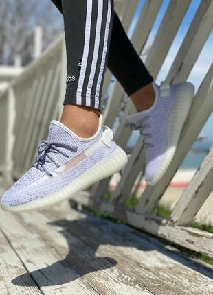 Жіночі кросівки adidas yeezy boost 350 v2 static full reflective