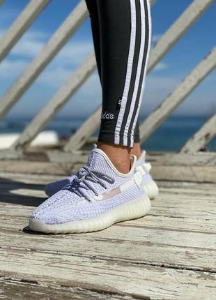 Жіночі кросівки adidas yeezy boost 350 v2 static full reflective7 фото