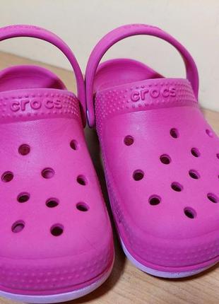 Детские сланцы crocs.6 фото