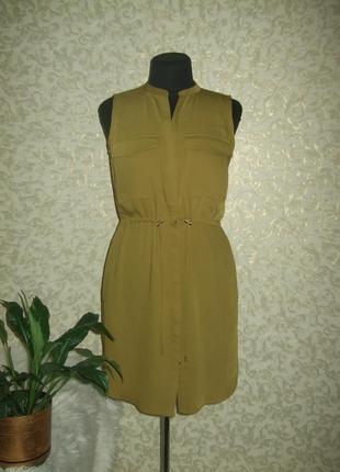 Платье рубашка с карманами h&m 4