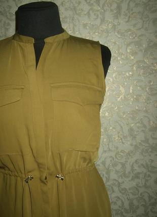 Платье рубашка с карманами h&m 6