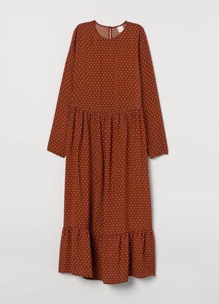 H&m сукня міді з віскози1 фото