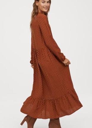 H&m сукня міді з віскози4 фото