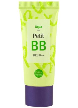 Освіжаючий bb крем для обличчя holika holika aqua petit bb cream 30 ml1 фото