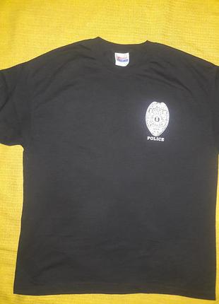 Футболка policce officer 0 l l р.