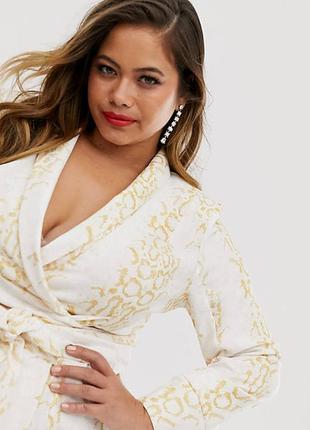 Шикарное платье-смокинг  asos 24uk размер.