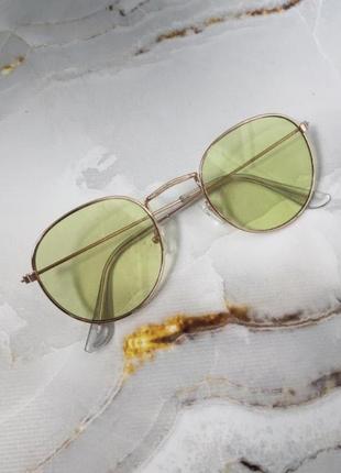 Салатовые очки 🍉 зелёные очки